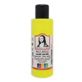 Mona Lisa Neon Sárga Akrilfesték, 70 ml