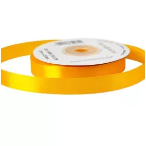 12 mm-es szatén szalag – Sötét citromsárga -1m