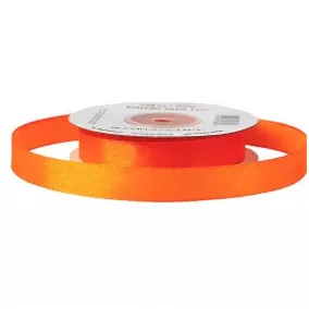 12 mm-es szatén szalag – sötét narancssárga -1m