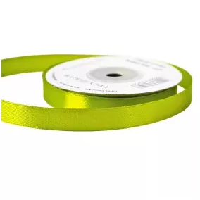 12 mm-es szatén szalag – Teazöld -1m