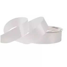 25 mm-es szatén szalag – Fehér -1m