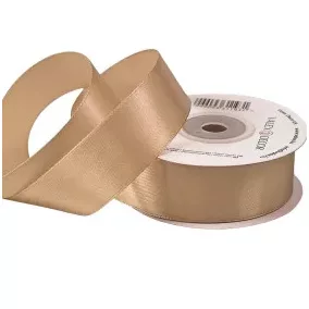 25 mm-es szatén szalag – Bézs -1m