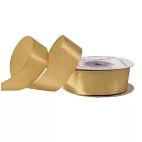 25 mm-es szatén szalag – Arany -1m