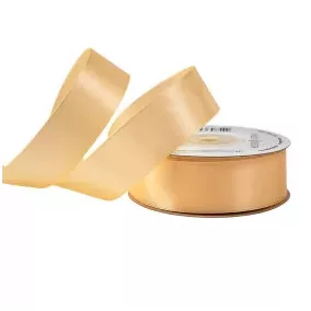 25 mm-es szatén szalag – Krém -1m