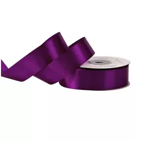 25 mm-es szatén szalag – Sötétlila -1m