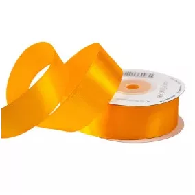 25 mm-es szatén szalag – Sötét citromsárga -1m