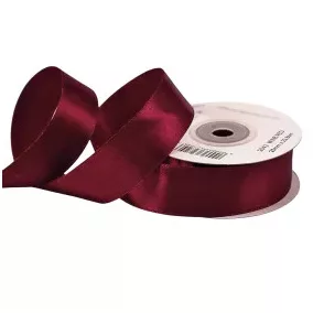 25 mm-es szaténszalag – wine red -1m
