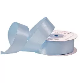 25 mm-es szatén szalag – világoskék -1m