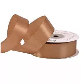 25 mm-es szatén szalag – Barna -1m