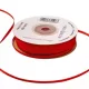 3 mm-es szatén szalag – Piros - 1 m