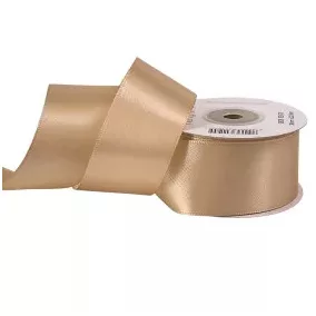 38 mm-es szatén szalag – Bézs