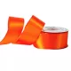 38 mm-es szatén szalag – sötét narancssárga
