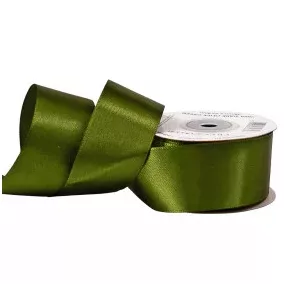 38 mm-es szatén szalag – olívazöld