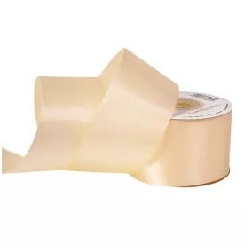 50 mm-es szatén szalag – Ekrü