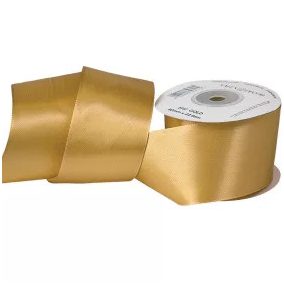50 mm-es szatén szalag – Arany