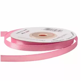 6 mm-es szatén szalag – Rózsaszín - 1 m