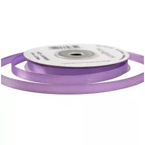 6 mm-es szatén szalag – Levendula - 1 m