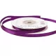 6 mm-es szatén szalag – Sötétlila - 1 m