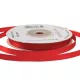 6 mm-es szatén szalag – Piros  - 1 m