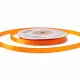 6 mm-es szatén szalag – sötét narancssárga - 1 m