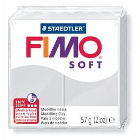   Gyurma, 57 g, égethető, FIMO "Soft", delfinszürke