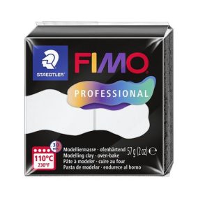   Gyurma, 57 g, égethető, FIMO "Professional", fehér