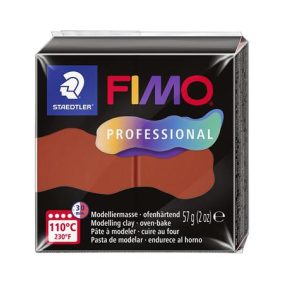   Gyurma, 57 g, égethető, FIMO "Professional", terrakotta