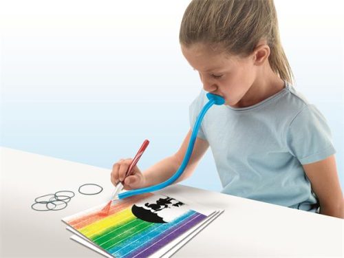 MAPED CREATIV "Blow Pen Art - Pop" fújós filctoll készlet - kreatív spray effektus, 5+ éves kortól