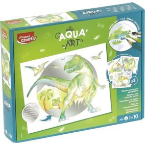   Akvarell festőkészlet, dinoszaurusz, MAPED CREATIV "Aqua Art" 7-10