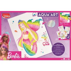   Akvarell festőkészlet, MAPED CREATIV "Barbie Aqua Art - Maxi Set" 6+ éves kortól