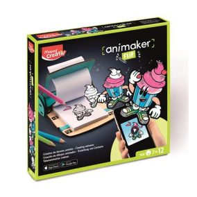   Animációkészítő készlet applikációval, Pop mini, MAPED CREATIV "Animaker Flip" 7-12 év