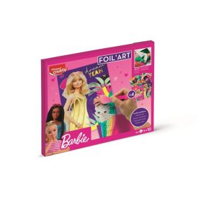   MAPED CREATIV "Barbie Foil'Art" Metálfólia Alkotókészlet – Művészi készlet 5+ éves kortól