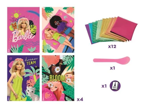 MAPED CREATIV "Barbie Foil'Art" Metálfólia Alkotókészlet – Művészi készlet 5+ éves kortól