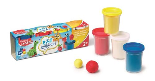 MAPED CREATIV „Pat Dough Classic” gyurmakészlet – 4×114 g, alap színek, 2+ éves kortól