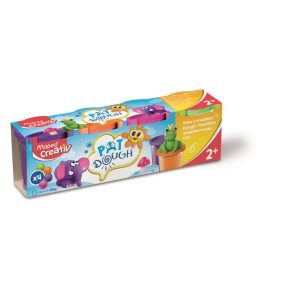   MAPED CREATIV „Pat Dough Fancy” gyurmakészlet – 4×114 g, élénk színek, 2+ éves kortól
