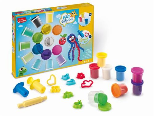 MAPED CREATIV "Pat Dough" gyurmakészlet – 32 darabos, 20 szín, modellező készlet, 3+ éves kortól