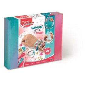   MAPED CREATIV „Imagin’ Style” karkötőkészítő készlet – 16 modell, gyöngy és bojt, 7+ éves kortól