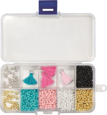 MAPED CREATIV „Imagin’ Style” karkötőkészítő készlet – 16 modell, gyöngy és bojt, 7+ éves kortól