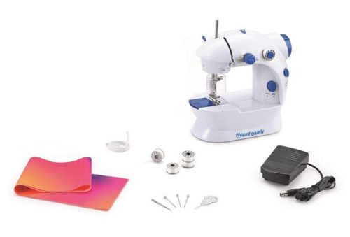 MAPED CREATIV „Couture Design” Gyerek Varrógép – Teljes Készlet Hajgumi Készítéséhez, 8–12 Éveseknek