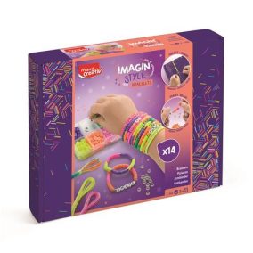   MAPED CREATIV „Imagin’ Style” Neon Karkötő Készlet – 14 Modell, Neon Színek, 7–11 éves korig