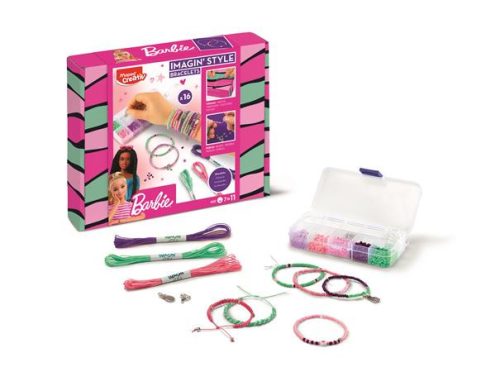 MAPED CREATIV "Barbie Imagin'Style" karkötőkészítő készlet – 16 modell, 7+ éves kortól