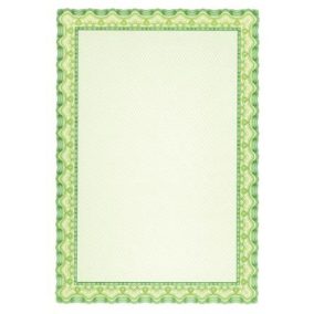 Oklevélpapír, A4, 115 g, APLI, smaragdzöld