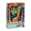 3D hatású színező szett, APLI Kids "Coloring 3D", 11 részes - 5 éves kortól