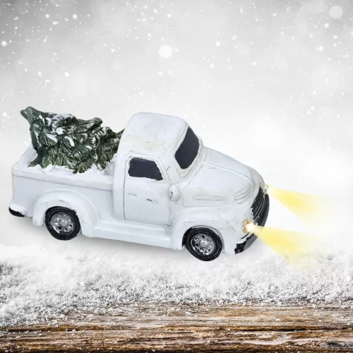 Vintage pick up fenyőfával világítós vegyes színek 12db/doboz - OKOSÁR!