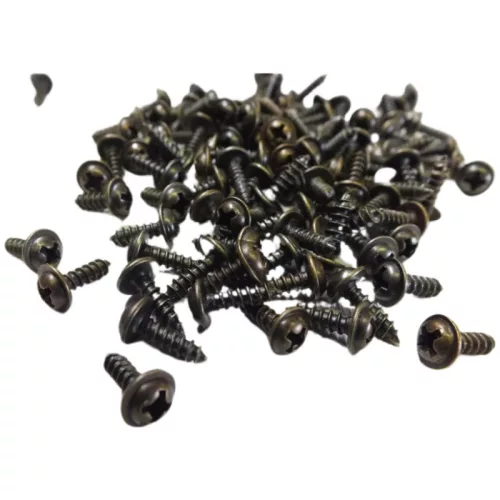 Csavar púpos 3*10mm antikbronz 100db/csomag