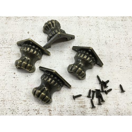 Fém dobozláb bástya + csavarok 4db/csomag