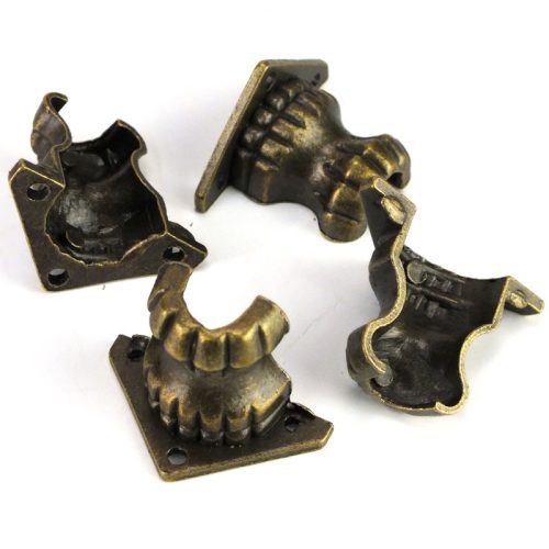 Fém dobozláb bástya + csavarok 4db/csomag