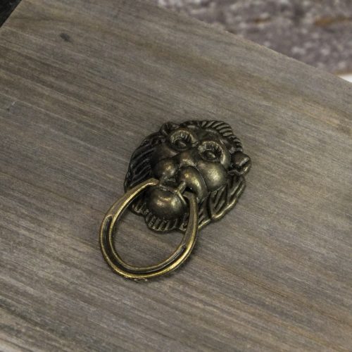 Fém fogantyú oroszlános 5db/csomag