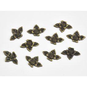 Fém rózsadísz 10db/csomag