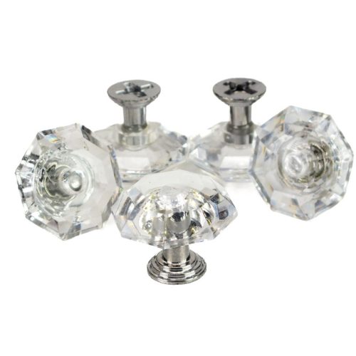 Fiókgomb akril 3cm 5db/csomag